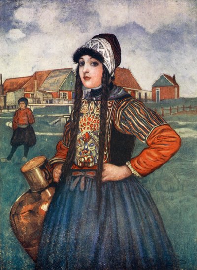 Una Ragazza di Marken, 1904 da Nico Jungman